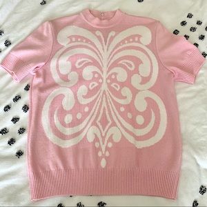 St. John Knit Pink Top
